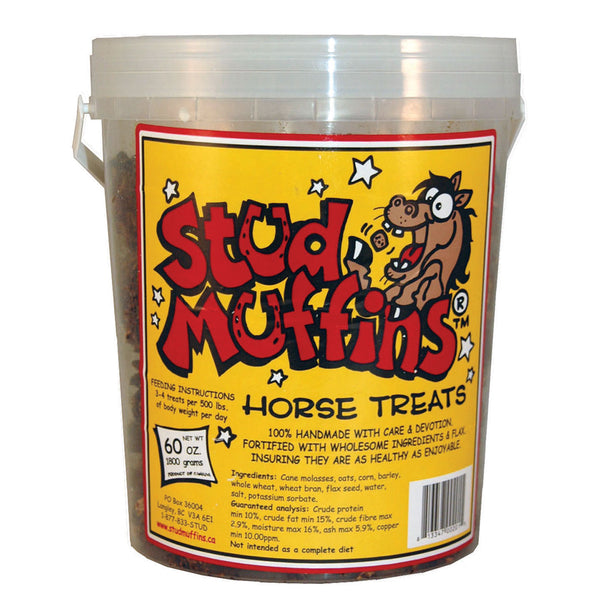 Stud Muffins Horse Treat 60 oz Pail